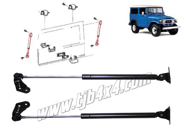 9H- Verins de Hayon, la paire